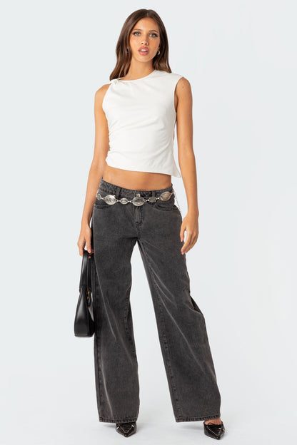 Glozy | Low Rise Jeans