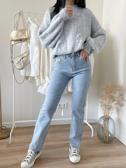 GlamLux | Denim Sparkle Jeans