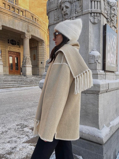 Cassy | Scarf Coat